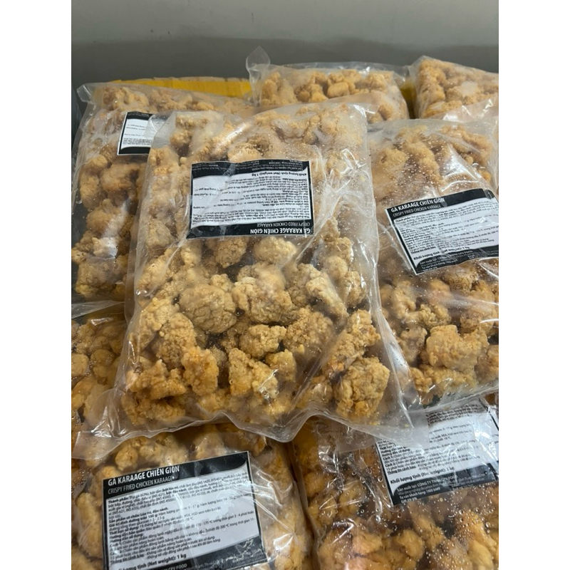 GÀ KARAAGE CHIÊN GIÒN Team Đỏ bịch 1kg (giao tphcm)