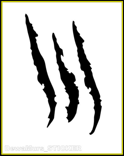 Stiker Cutting Mobil/Motor Logo Cakar Monster | Lazada Indonesia