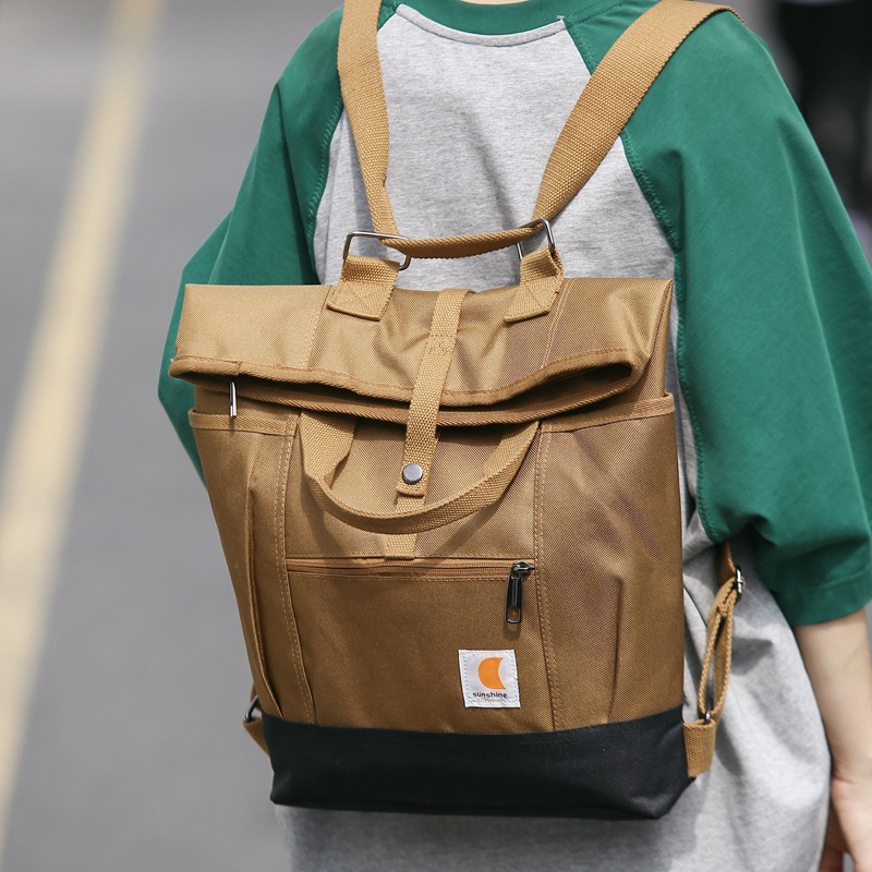 ELACCENT Men's backpack Multifunctional shoulder bag fashion retro large capacity nylon backpack computer backpack outdoor backpacks