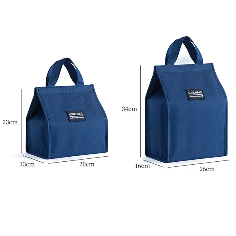 Thermal Insulated Lunch Bags for Men Women Oxford cloth Bento Box Organizer Office Students Lunch Box Fresh Cooler Pouch Queena. 