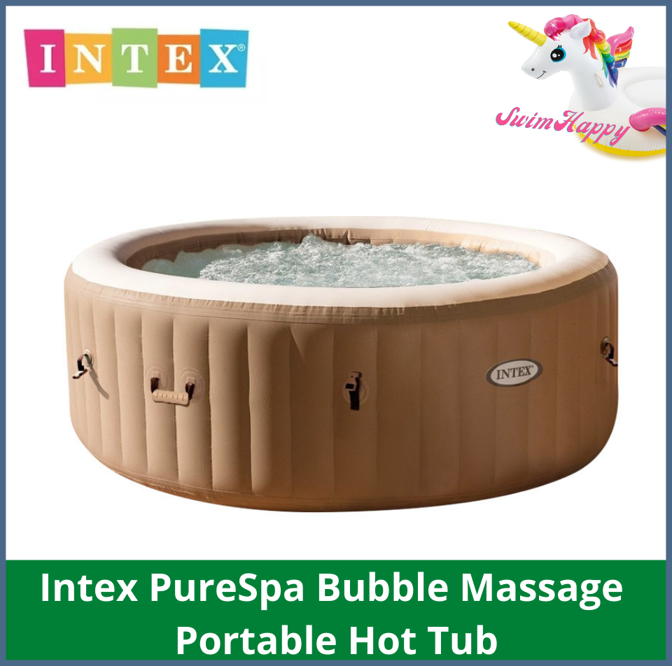 SwimHappy INTEX PureSpa Bubble Massage Portable Hot Tub Latest