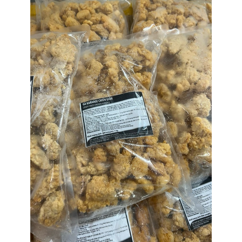 Gà karaage chiên giòn team đen bịch 1kg