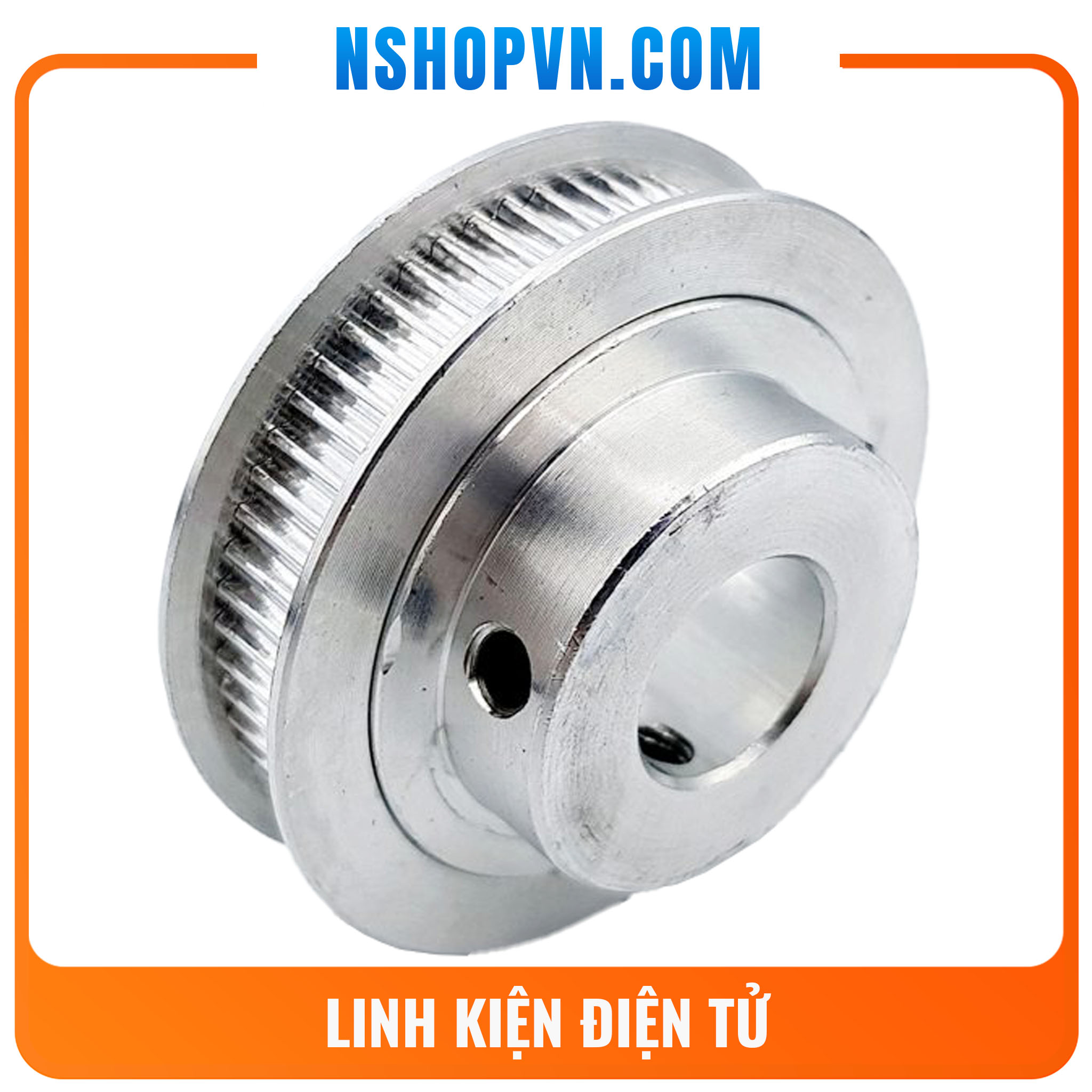 Puly GT2 60 răng trục 12mm