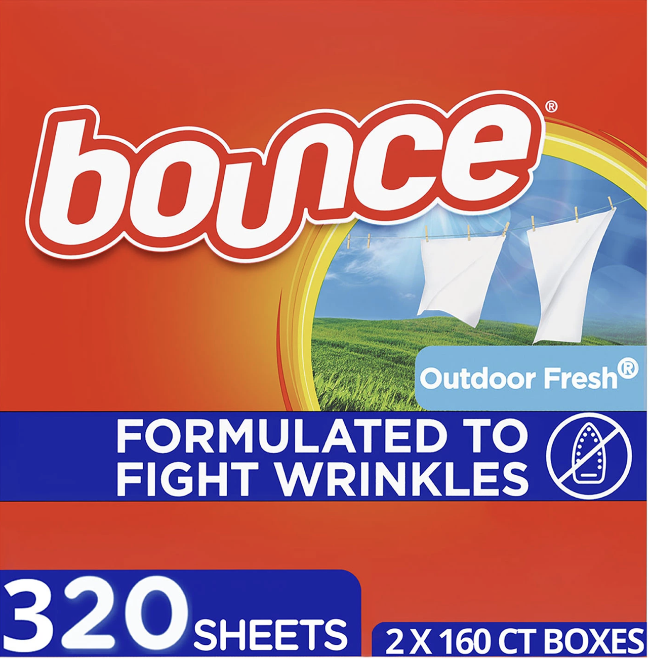 [MỸ - ĐI AIR] Giấy thơm quần áo Bounce hộp 320 tờ
