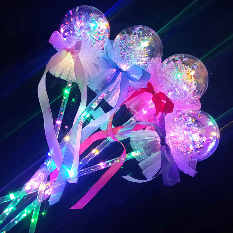 Gậy quả cầu pha lê có đèn led phát sáng cho bé
