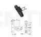 【Eco-friendly】 Cz-93b 2b 2nc Safety Interlock Limit Switch With Key. 