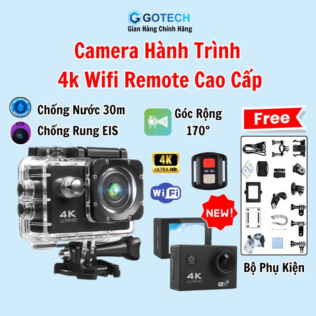 CAMERA HÀNH TRÌNH DÙNG PIN HOẠT ĐỘNG ỔN ĐỊNH KHÔNG CẦN NỐI DÂY PHỨC TẠP
