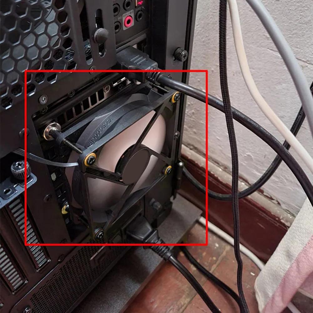 Fixing Chassis Fan Screws Quiet Operation Computer Case Fan Screws Set Computer Radiator Fan Screws Set for PC Case Fan