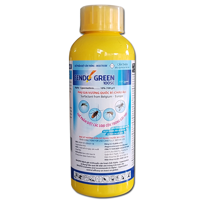 Thuốc diệt côn trùng Fendo Green 100SC 50ml