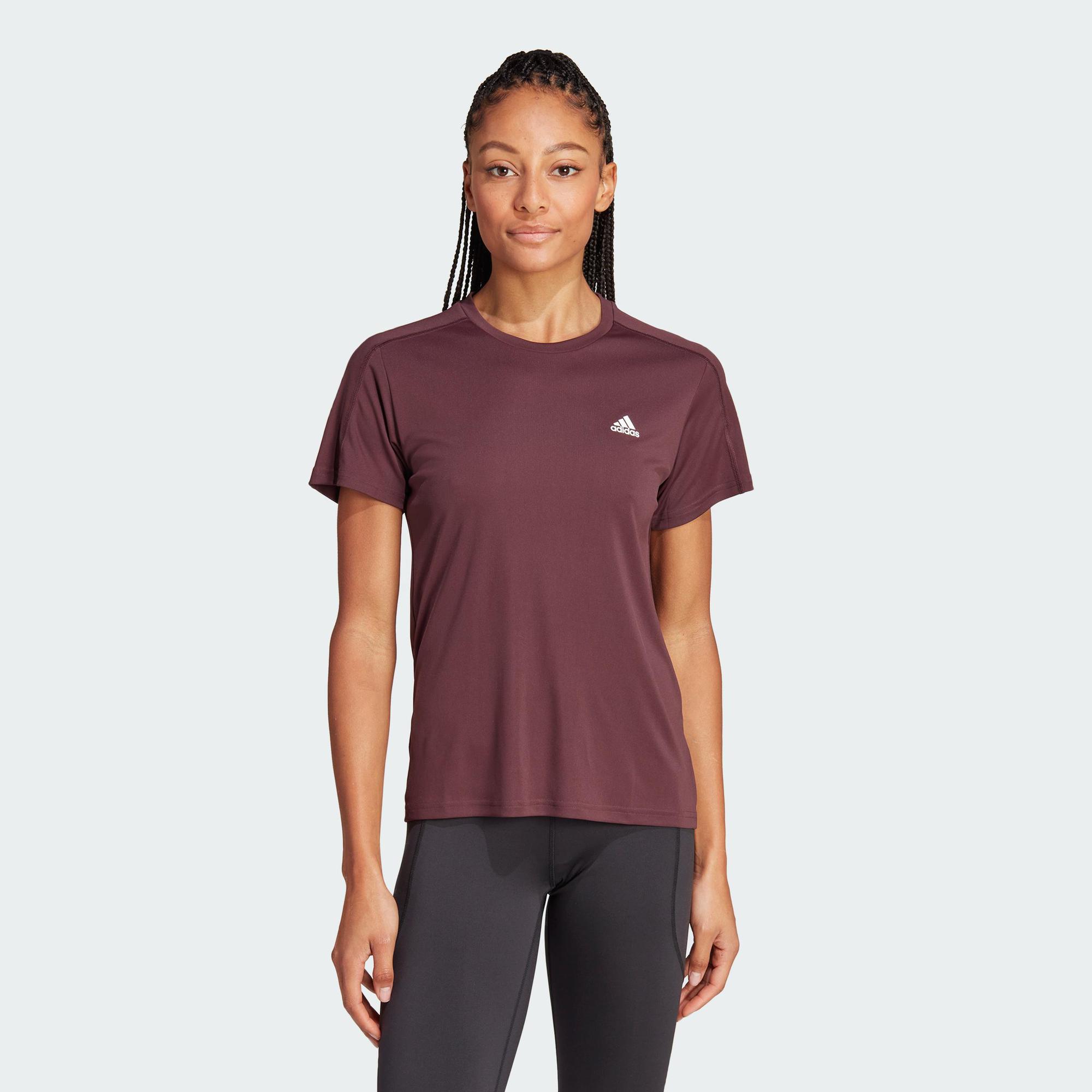 adidas Chạy Áo Thun Chạy Bộ Run It Nữ Đỏ HL1458