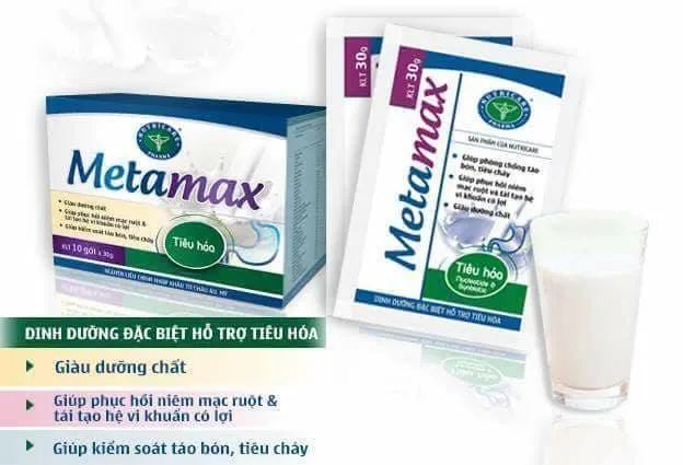 Sữa gói Metamax 300g ( Dành cho người rối loạn tiêu hóa )