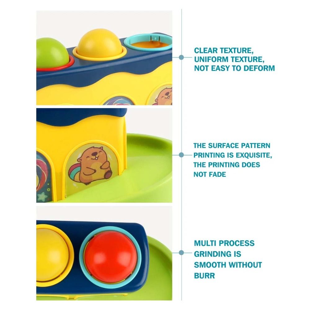 Boys and Girls Stacking Balls Interactive Hammer Toy Making Sounds ...