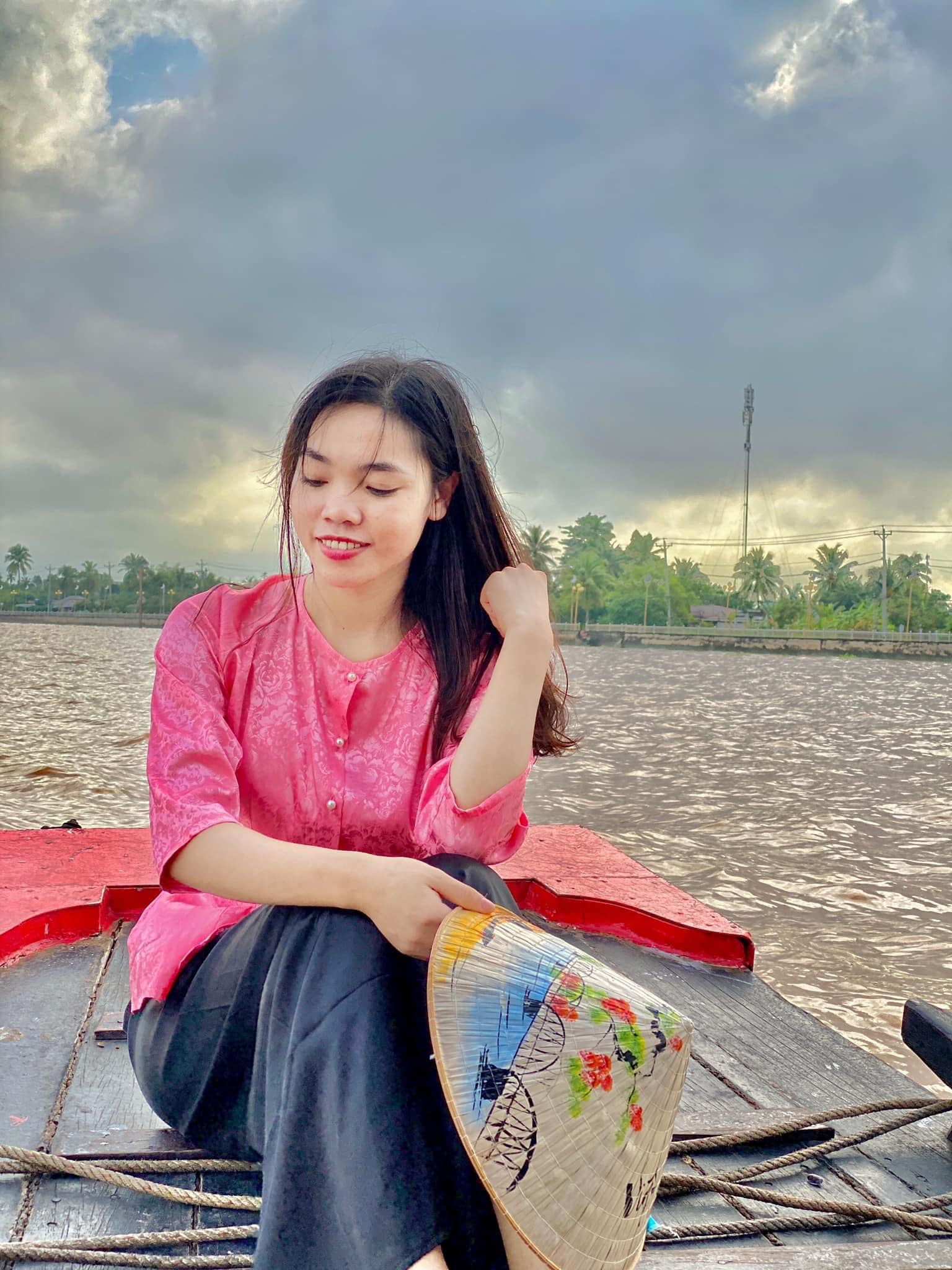 Đồ lam đi chùa nữ - Áo Bà Ba Lụa Gấm 2021 Dành Cho Phật Tử AL010+