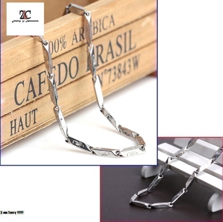 [HCM]Dây Chuyền Nam Inox Hỏa Tiển 3mm Khăc Hoa Văn Thép Không Gỉ