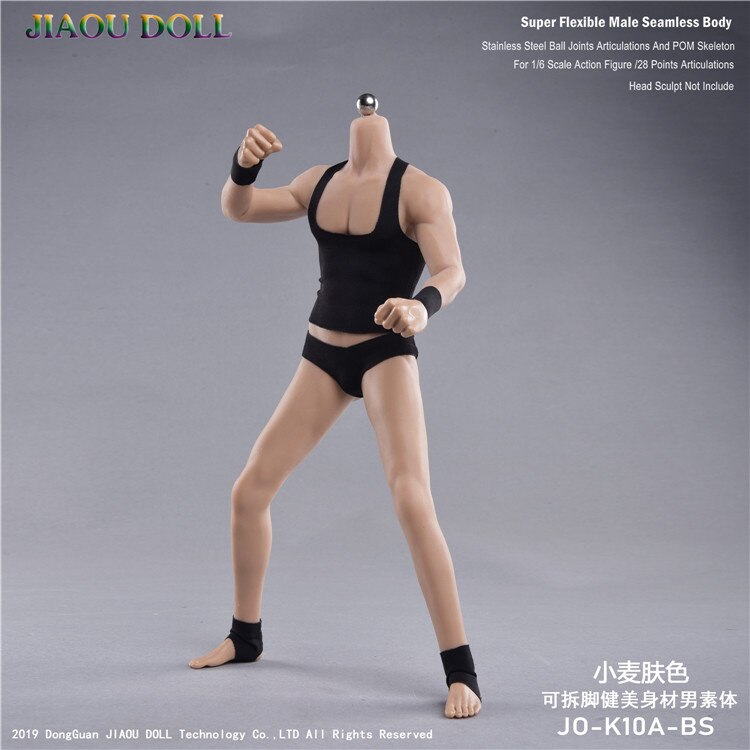 JIAOUDOLL1/6男性シームレス筋肉ボディー素体肌色 JO-K10A-YS Amazon.co.jp: [Tbmodel] 1/6 男性 シームレス 筋肉ボディー 素
