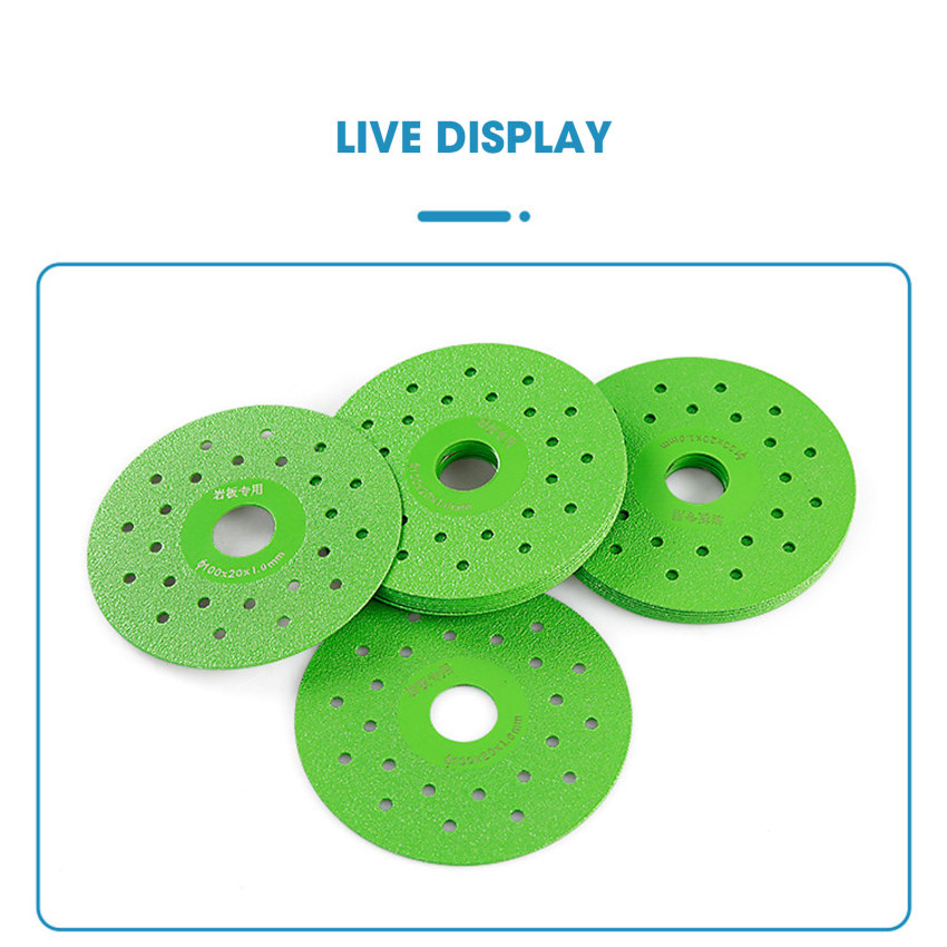 Diamond Cutting Disc For 100 Type Angle Grinder Marble Saw Blade Ceramic Tile Jade Polishing Grinding Disc