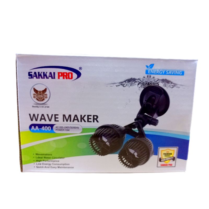 Mesin arus ombak SAKKAI WAVE MAKER AA 400 Dobel kipas ENERGY SAVING SIRKULASI AIR