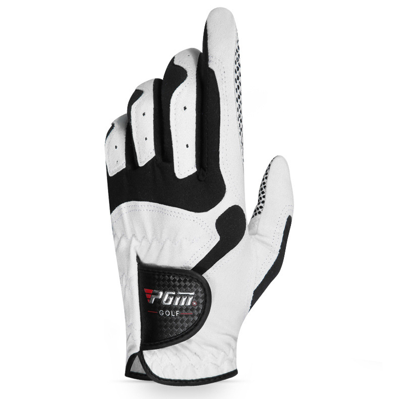 PGM Professional Golf Gloves Microfiber Cloth Fabric Breathable Non-Slip Gloves Club Swing Putting Training Gloves ST017