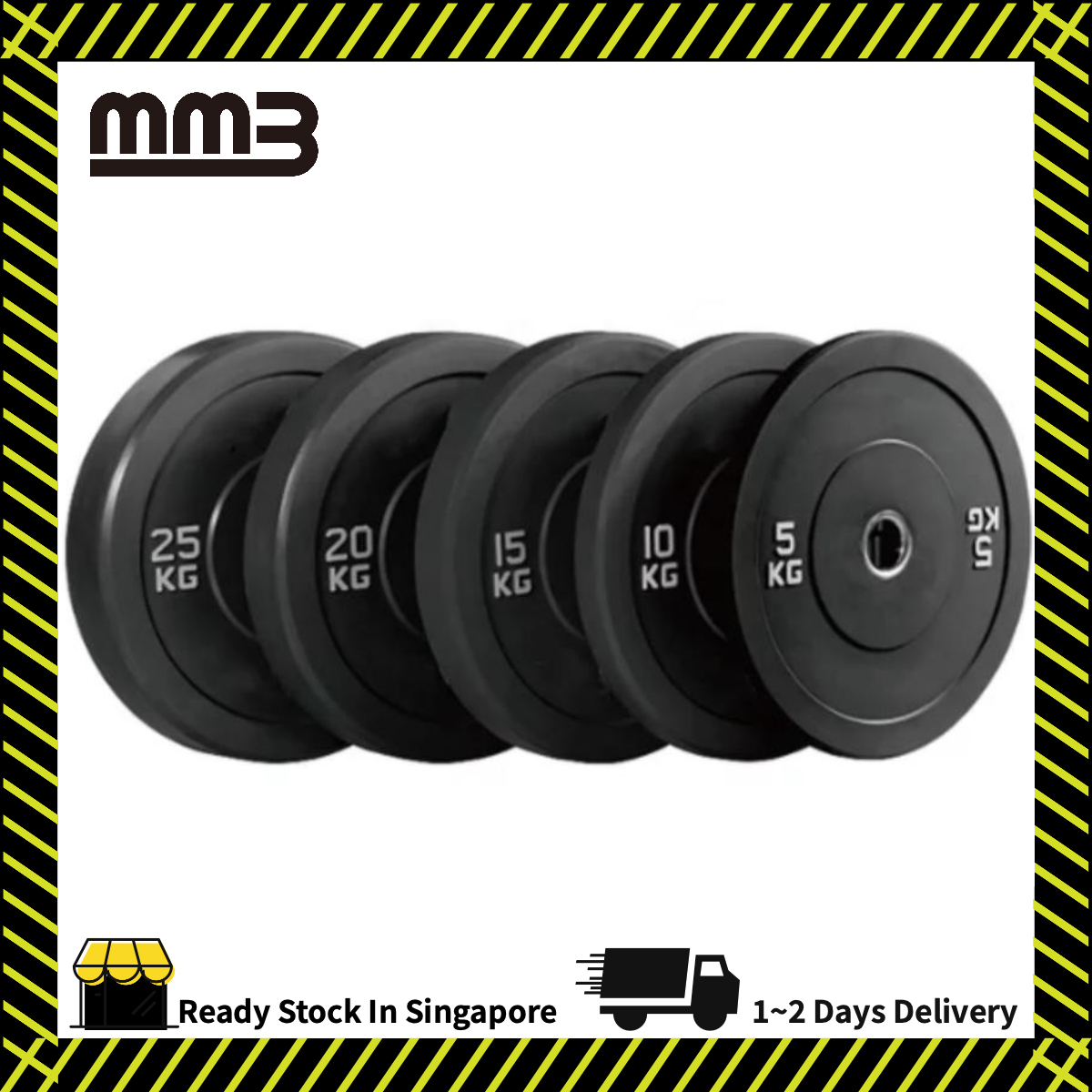 black bumper plates weight