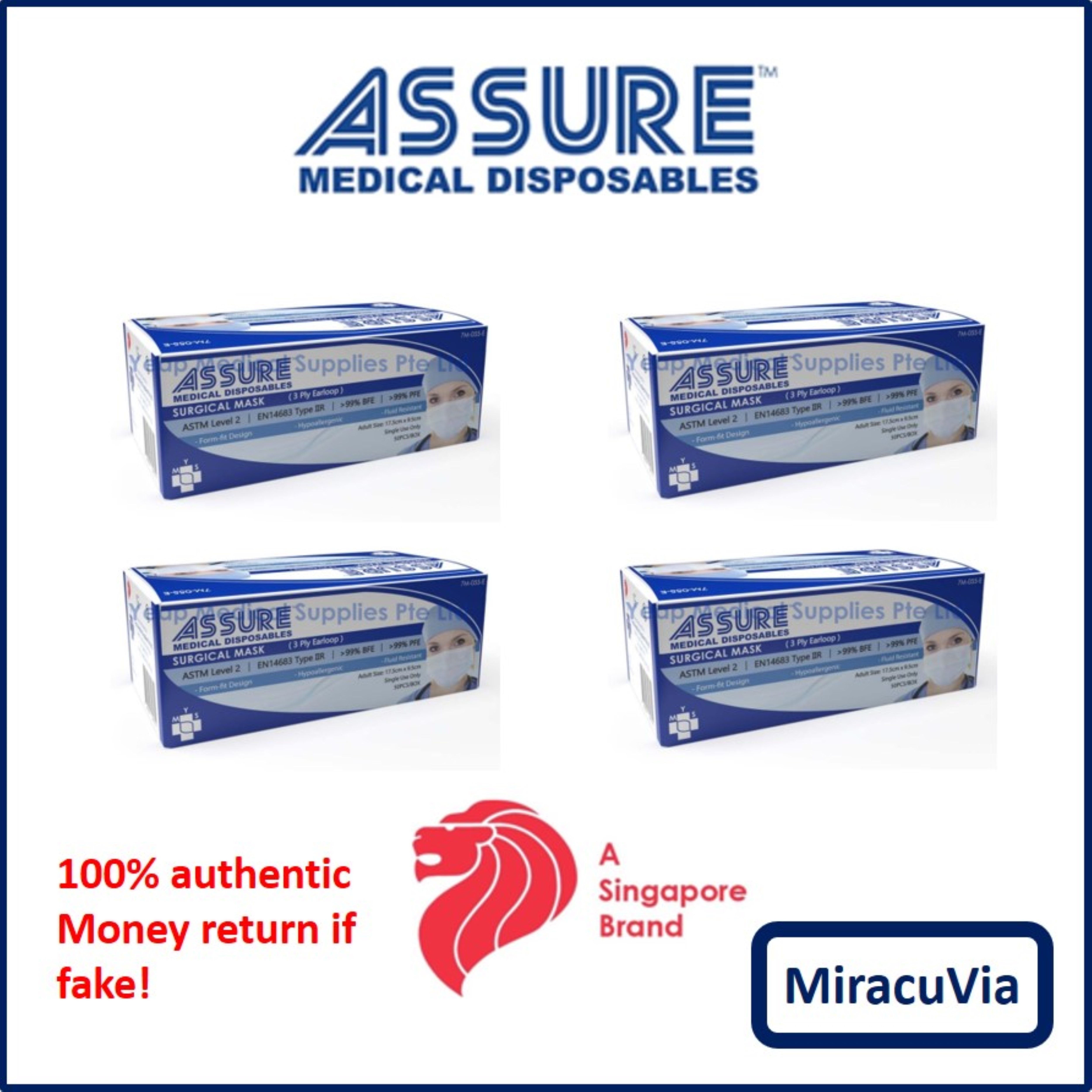 fake assure surgical mask