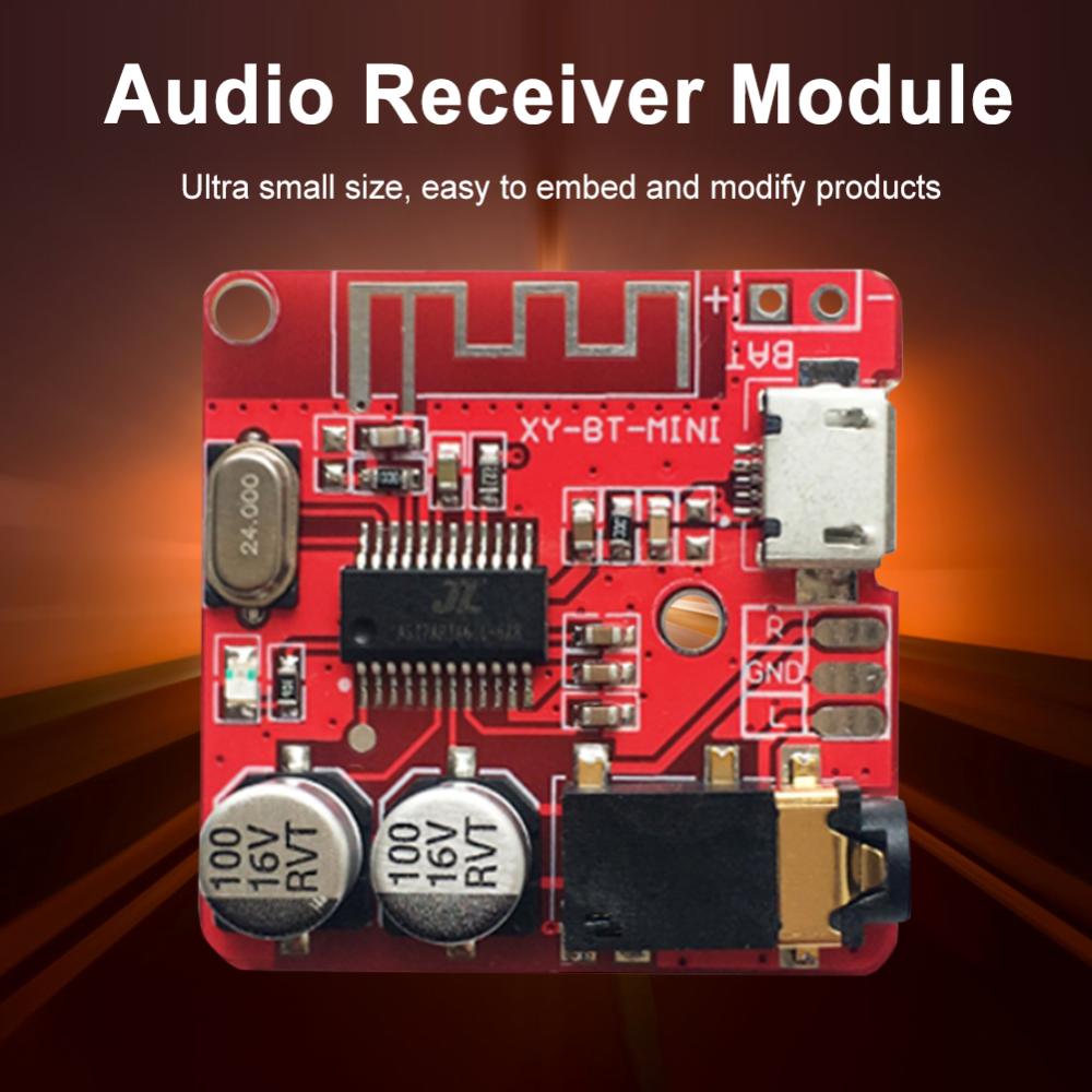 Bluetooth-compatible 5.0 MP3 Lossless Decoder Board DC 3.7-5V Car Stereo Music Amplifier Module Support MICRO USB Dual Channel for DIY