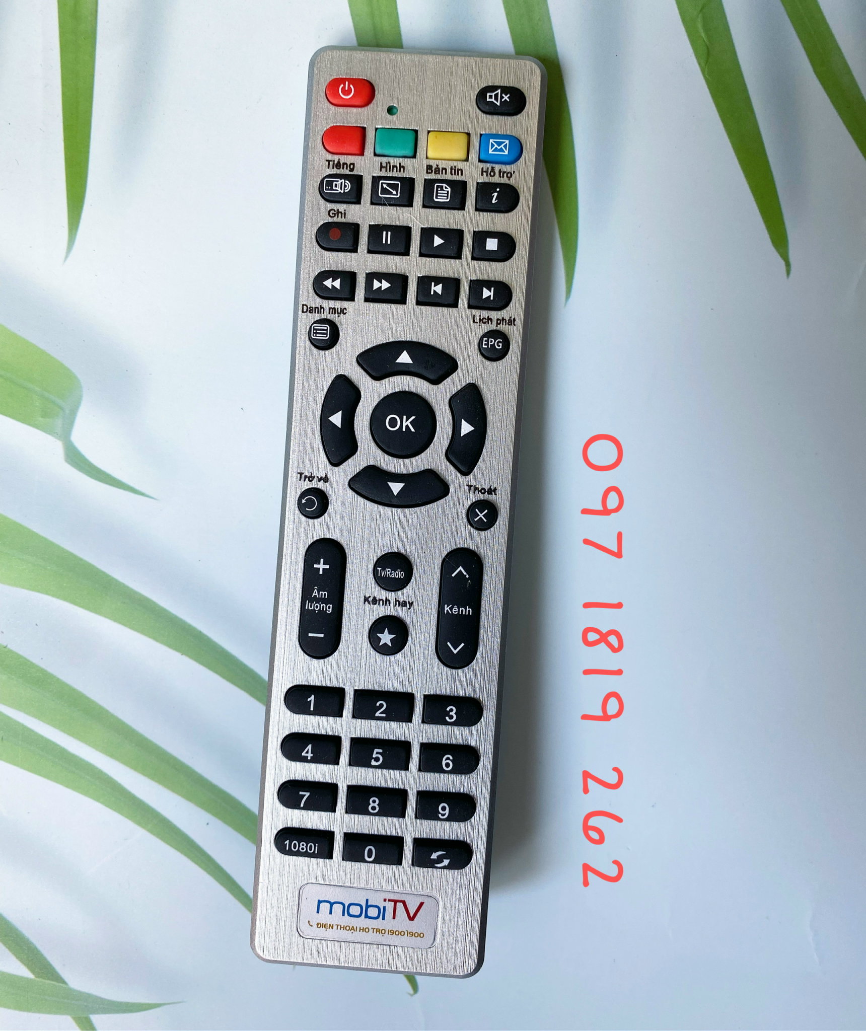 Điều Khiển Đầu Thu MobiTV - Remote Đầu Thu mobiTV