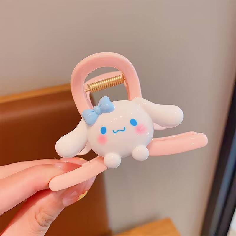 Kẹp tóc càng cua cho bé hình gấu dâu cute