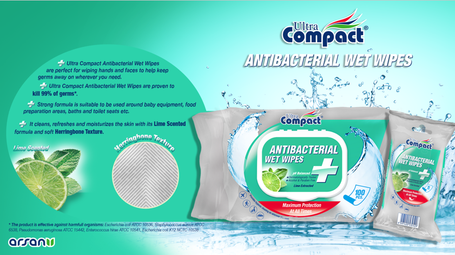 compact wet wipes