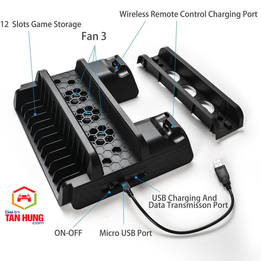 Đế Tản Nhiệt PS4 Pro Charging Stand