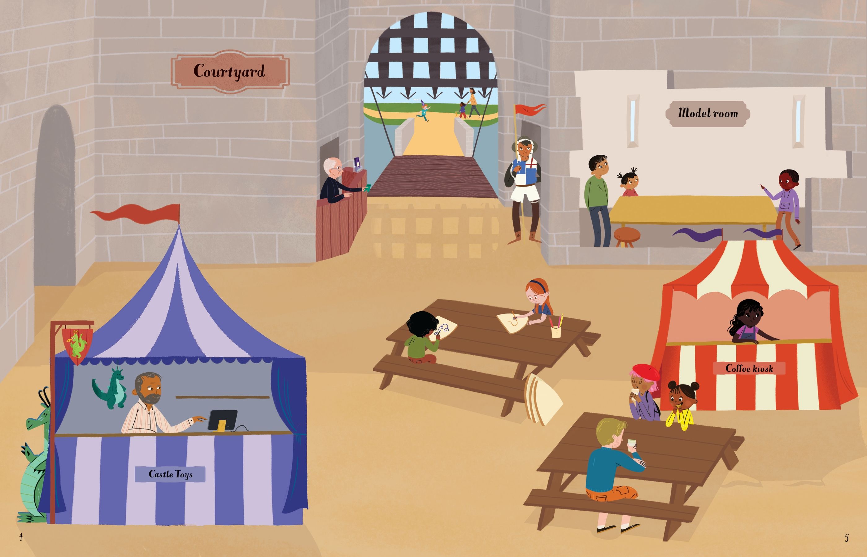 Fahasa - Castle Sticker Book