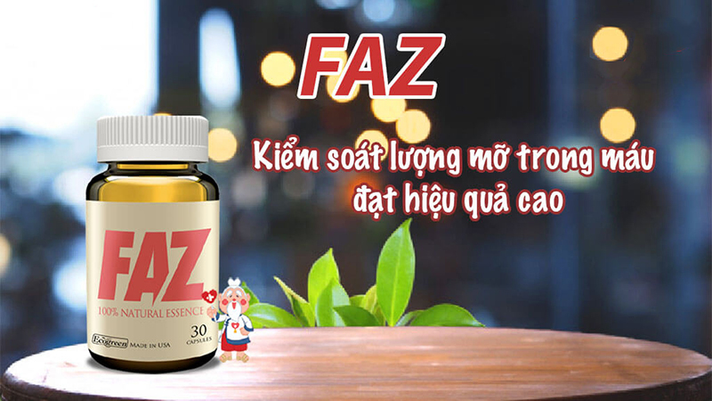 (có tem cào) FAZ giảm mỡ máu, hỗ trợ tim mạch