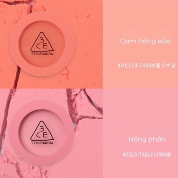 Phấn Má Hồng 3CE FACE BLUSH Mịn Lì 5.5g #Soft Salmon
