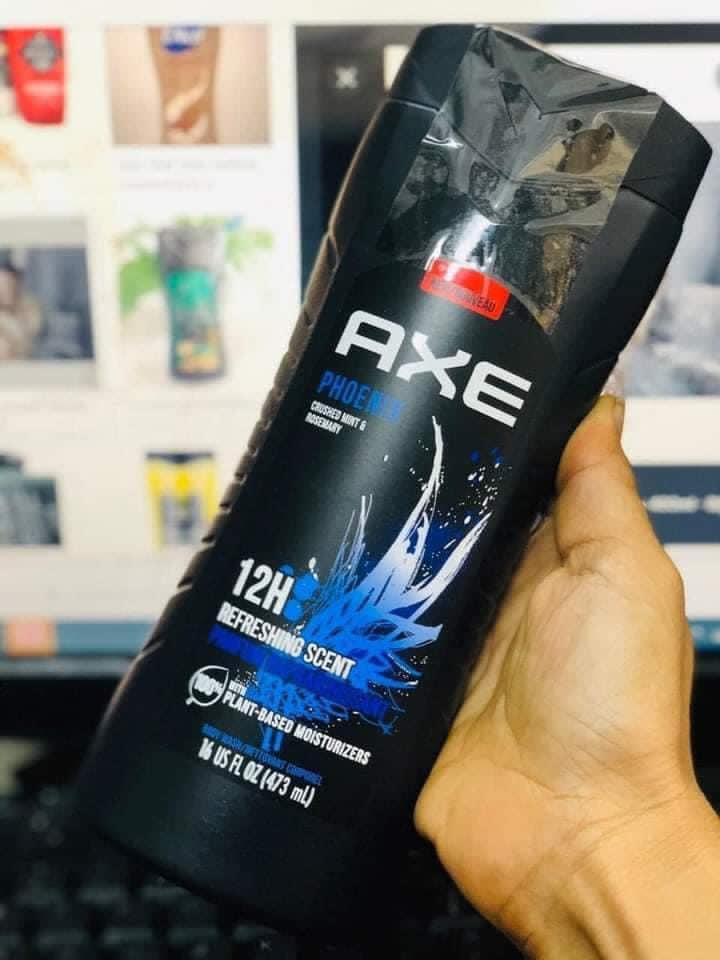 [USA] Sữa tắm cho nam AXE MEN Cool & Clean Feel Phoenix 473ml