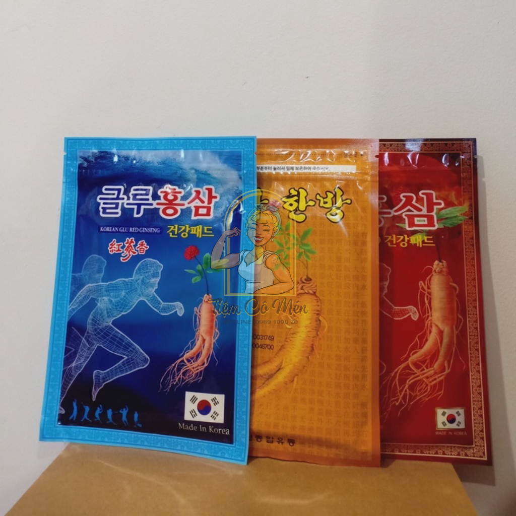 Cao Dán Hồng Sâm Hàn Quốc - Túi 20 miếng
