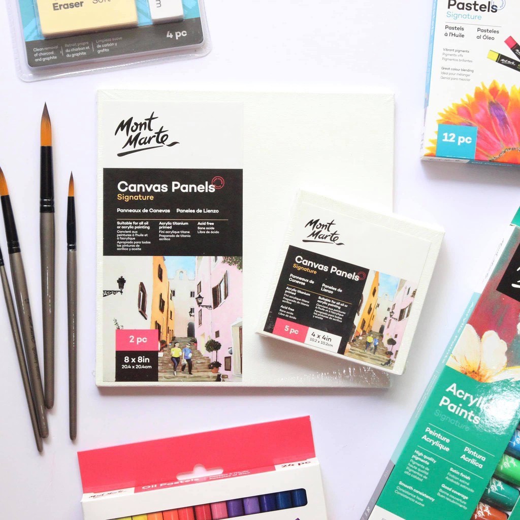 Toan vẽ ép Canvas Mont Marte (Nhiều kích cỡ)
