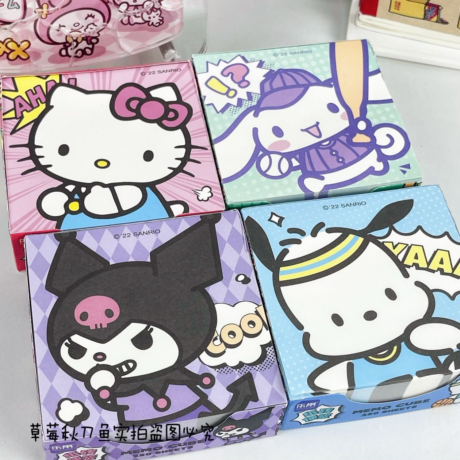 Cartoon Sanrio Paper Brick notepad Pacha Kulomi Student Memo ins Tearable notepad