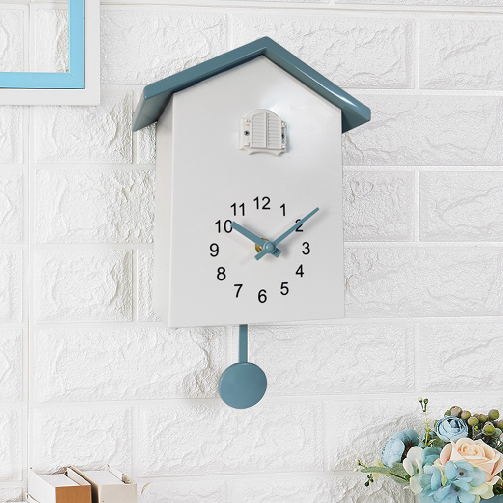Đồng Hồ Treo Tường Baoblaze Cuckoo, Đồng Hồ Quả Lắc Phòng Trẻ Em Đồng Hồ Tường Trang Trí Nội Thất