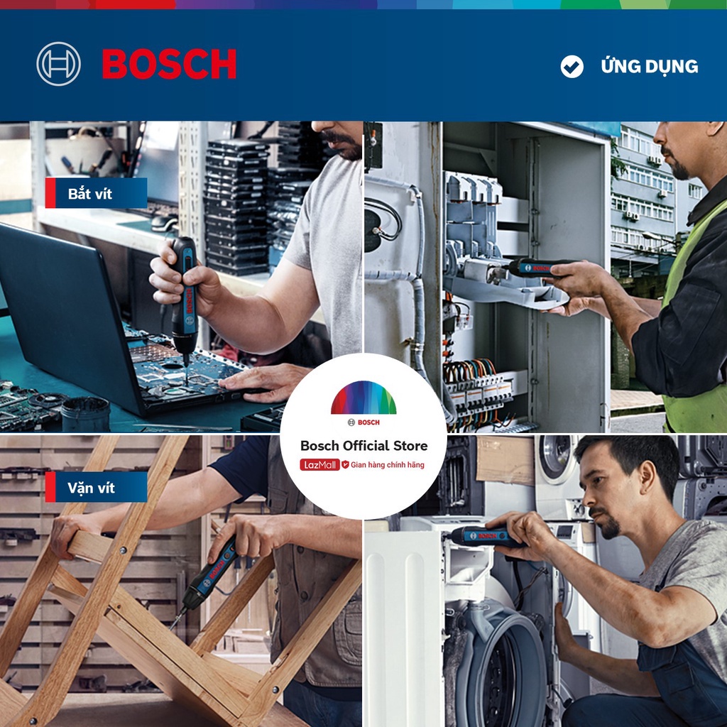 Máy vặn vít dùng pin Bosch GO GEN 2