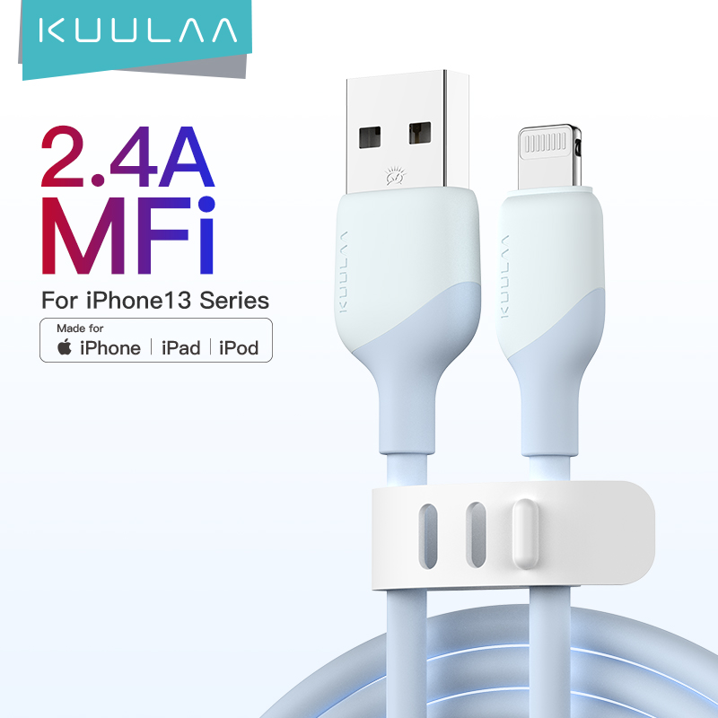 KUULAA-Cable auxiliar para iPhone 13, 12, 11 Pro, XS, Max, X, XR, 8, 7,  iPad