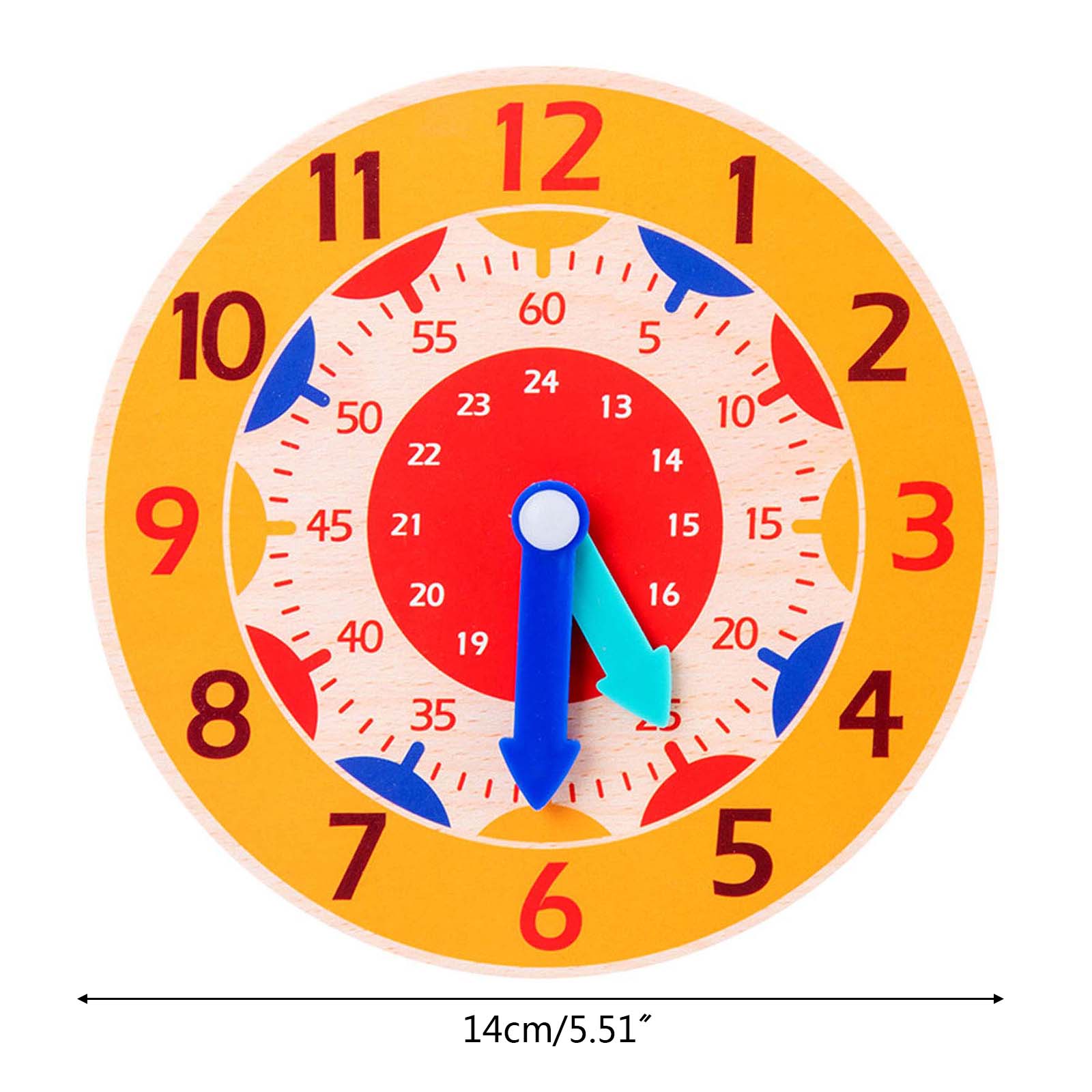 Giảng dạy clockface đồ chơi cảm giác Hội Đồng Quản trị trẻ em não phát triển cho thời gian học tập