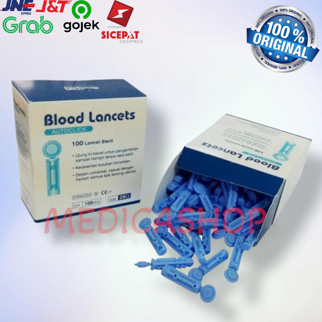 Blood Lancets 28G OneMed box isi 100 pcs Lazada Indonesia