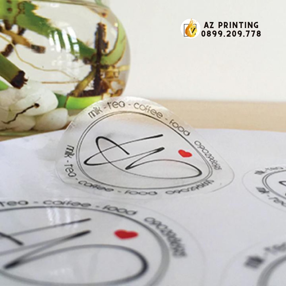 In tem nhãn, In decal theo yêu cầu