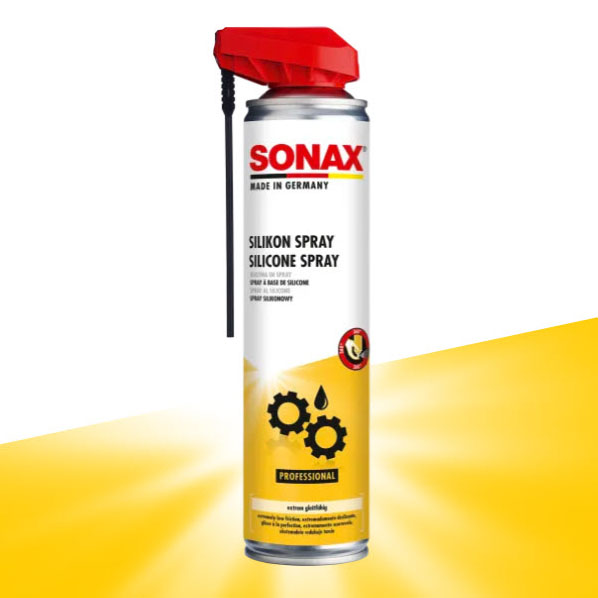 Chai xịt silicone sonax silicone spray 348300 - bôi trơn kim loại cao su nhựa đa năng
