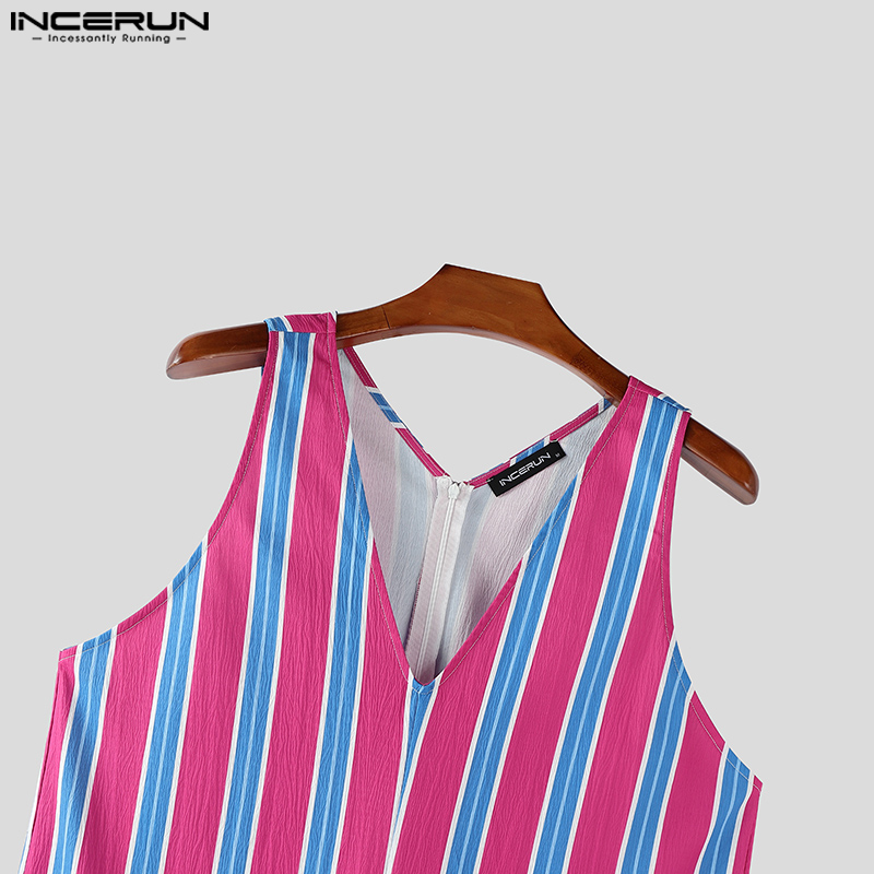 INCERUN%20Jumpsuits%20For%20Men%20Holiday%20Stripe%20V-Neck%20Sleeveless%20Baggy%20Leisure%20Western%20Style%20Overalls%20#0901%20-%20Image%207