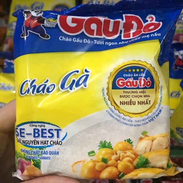 HOT LIKE 1 GÓI CHÁO ĂN LIỀN GẤU ĐỎ 50G