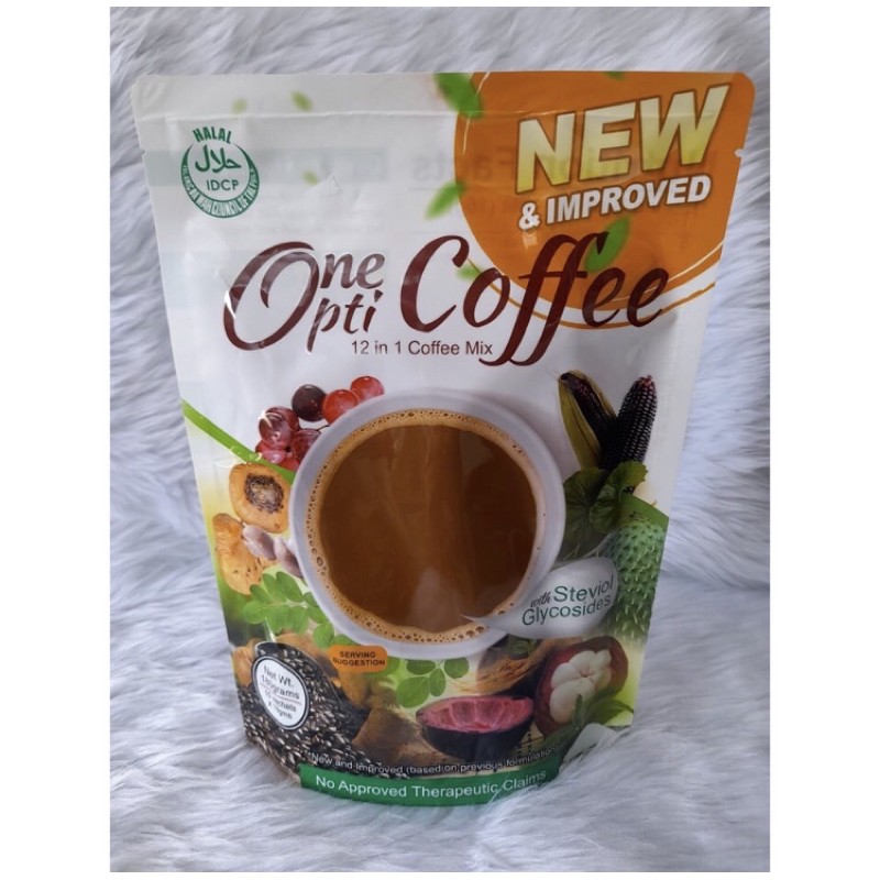 ONE OPTI COFFEE 12 in 1 MIX 100 Authentic (10 sachets) Lazada PH