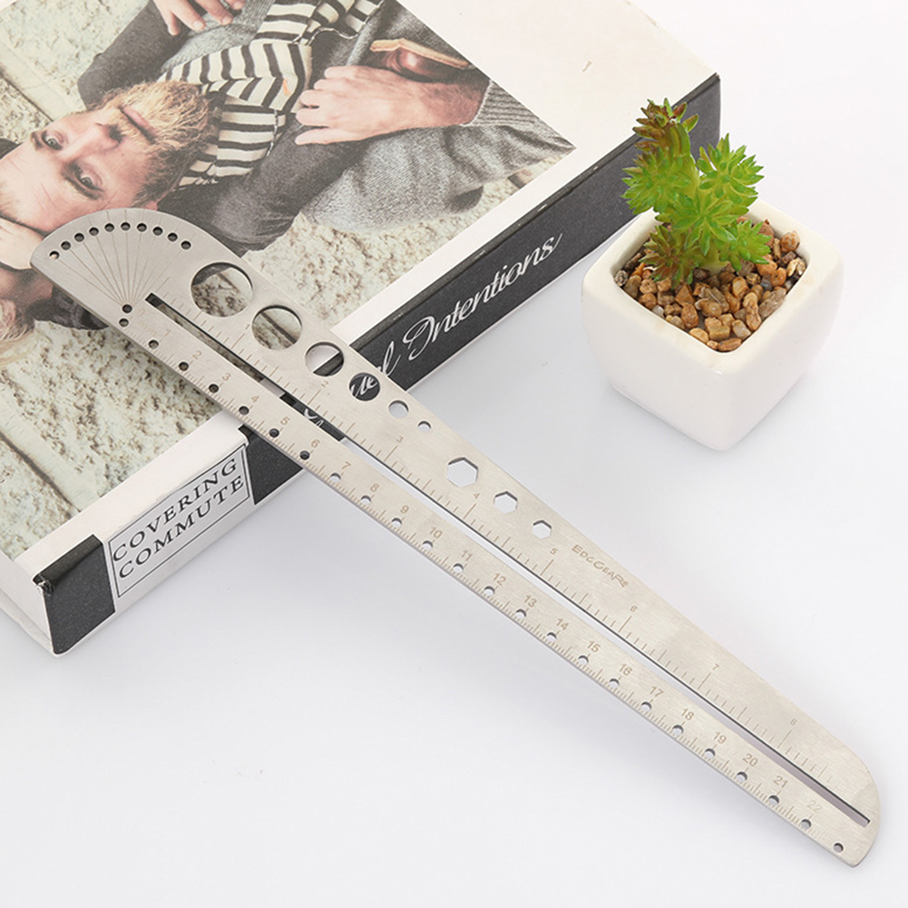 Scale Angle Meter Stainless Steel Multifunctional Ruler Tool scale ...