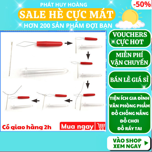 Combo 2 dụng cụ xỏ chỉ vào kim cực dễ dàng và tiện lợi ,kim thêu tranh ,bộ kim thêu ,chỉ thêu ,chỉ màu ,chỉ may quần áo ,chỉ may đồ ,kim may quần áo ,kim thêu tranh chữ thập , Phát Huy Hoàng