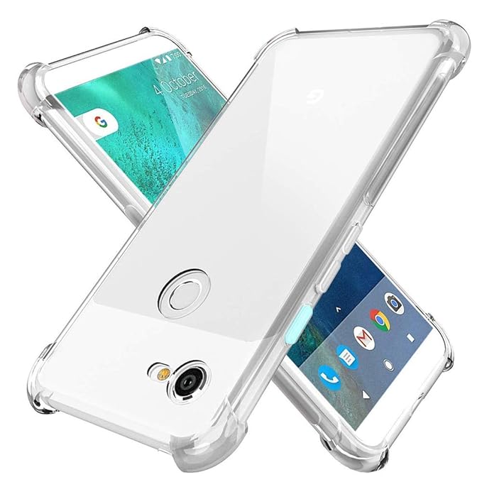 Google Pixel 3a Cover Transparent soft silicone shockproof Bumper Case back transparent cover. 