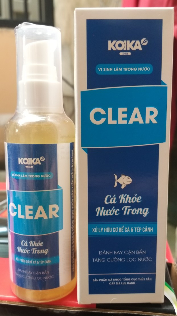 [HCM]Vi sinh tiêu hóa KOIKA BAC + cho cá cảnh chai 105ml